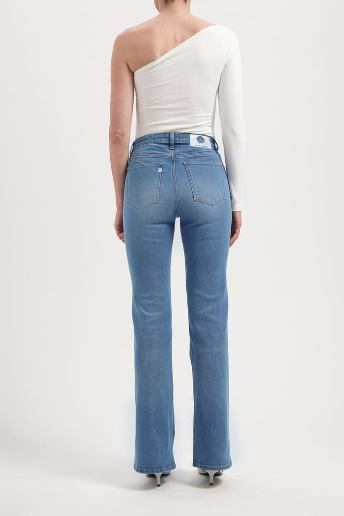 Mud Jeans Isy Flared Fan Stone Taglia: W27L34 | Pantaloni larghi Outlet | Donna
