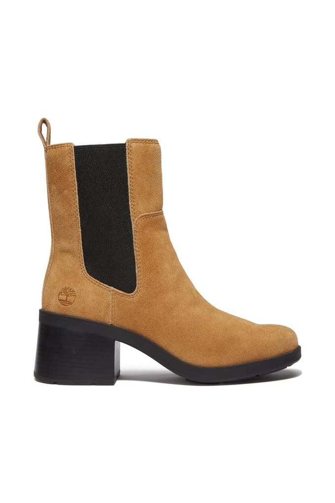 Timberland Bellevaux Mid Chelsea Boot Medium Brown Suede Größe: 36 | Stiefel Outlet | Damen | Braun