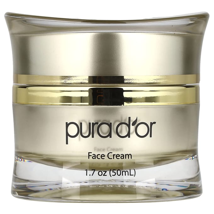 Pura D'or, Luminous PM™ Face Cream, 1.7 oz (50 ml) gray