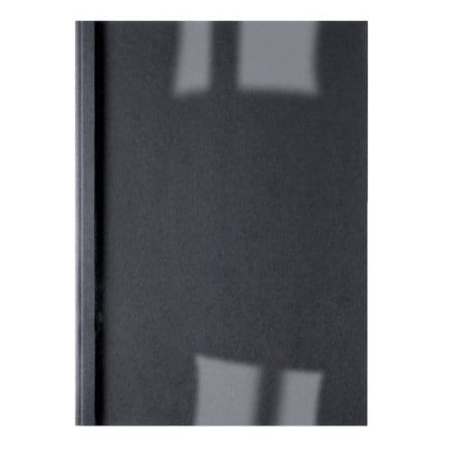 Thermische omslag gbc a4 3mm linnen zwart 100 Stuks