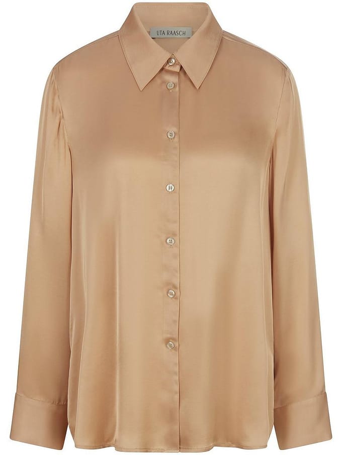 Blouse lange mouwen Van Uta Raasch goudkleur