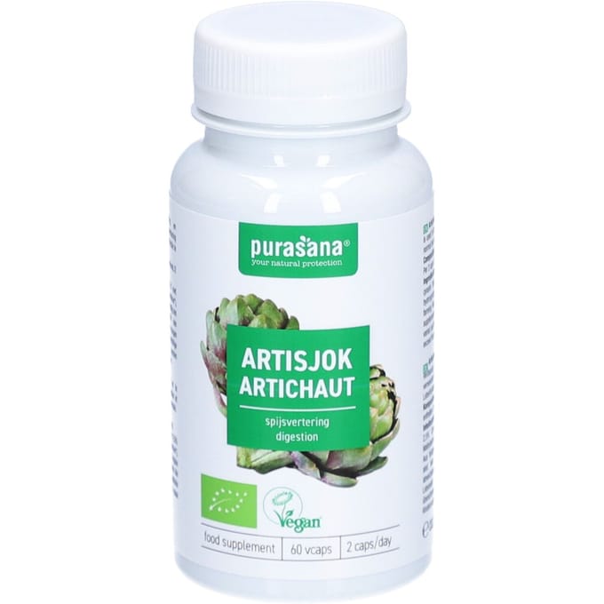 Purasana Artisjok Extract 300 mg 60 vegacapsules