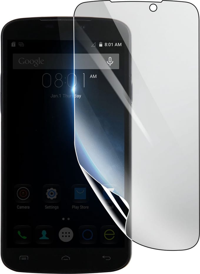 3mk, Geschikt voor Doogee X6, Schokbestendige Hydrogel Screenprotector, Transparant