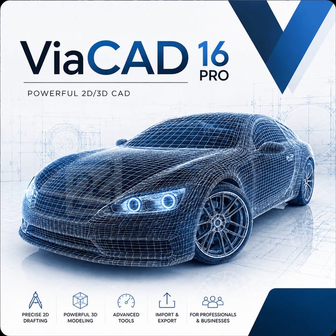 ViaCAD 16 Pro Windows Nieuwe Aankoop
