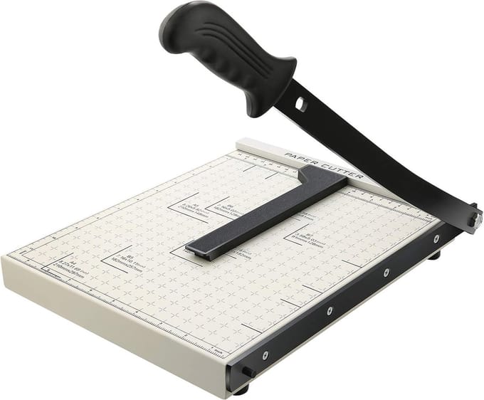 Papiersnijmachine A3 A4 B4 - Professionele papiersnijder met metalen basis