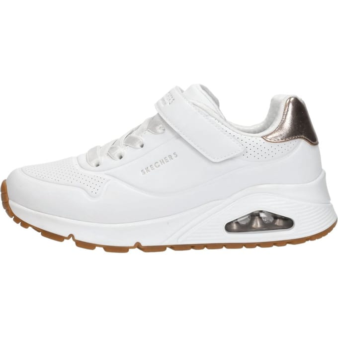 Skechers Uno Gen1 - Shimmer Core - Meisjes Sneakers - Wit