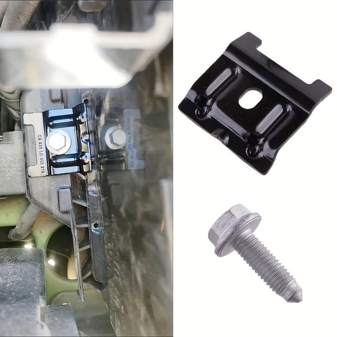 1set Auto Accubak Bevestigingsbeugel en Bout