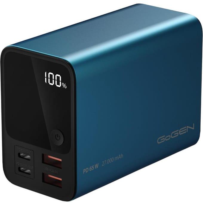 Batterie externe GoGen PB270001BL 27000 mAh bleu