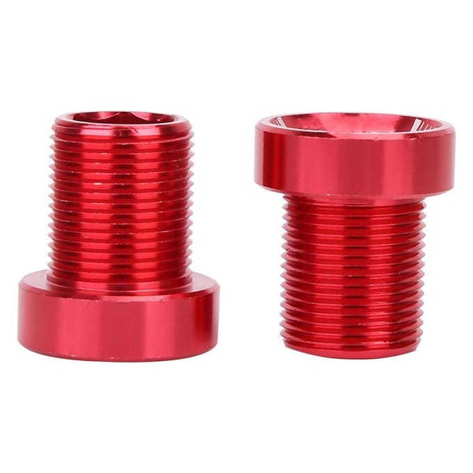 Vertande Trapasbouten M15*19mm Titanium Fiets Fiets BB As Schroeven Rood rood