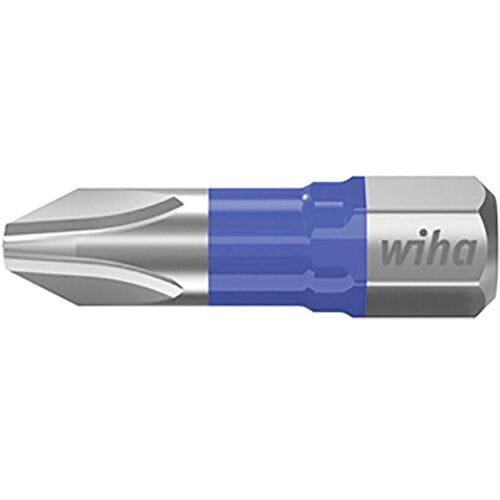 Wiha 41600 Kruis-bit Aandrijving: 1/4 (6,3 mm) Uitvoering: Kruiskop Phillips PH 3 25 mm