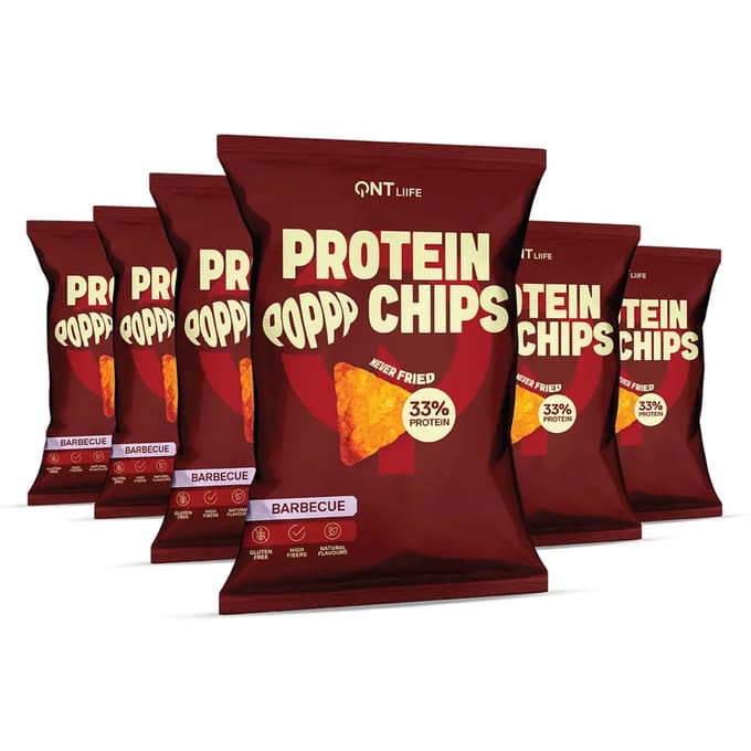 QNT Protein Chips 12x 50g Barbecue