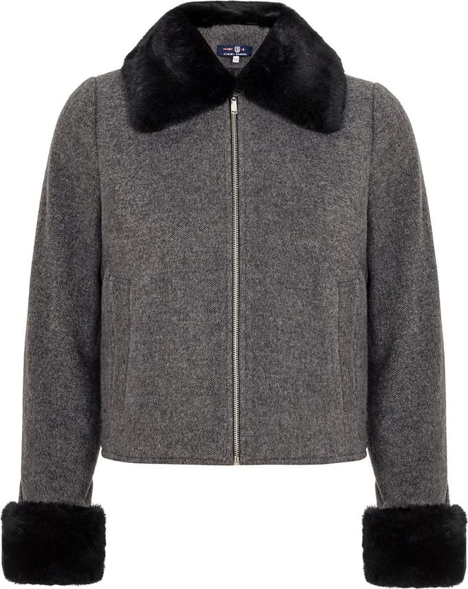 Jimmy Sanders Jas Dames Antraciet - L
