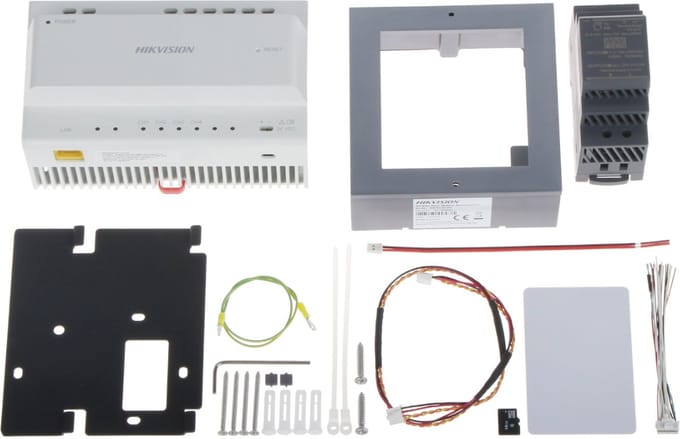 Hikvision DS-KIS702 Complete 2-Draads Video Intercom Set