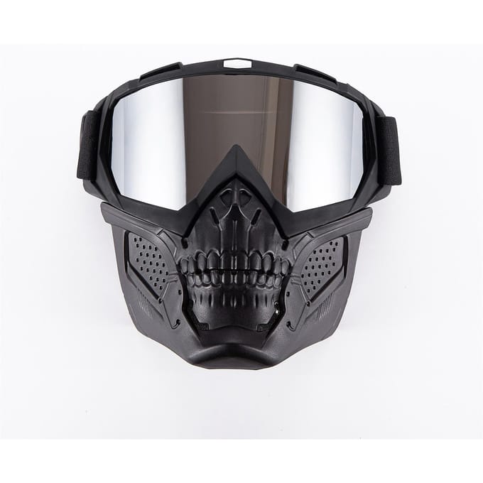 Tactische schedelmondmasker motorfiets off-road winddichte bril helmbril rijbril