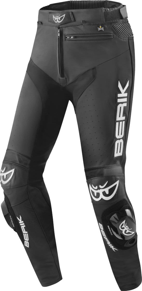 Berik Track Zwart Leren Motorbroek - Broek