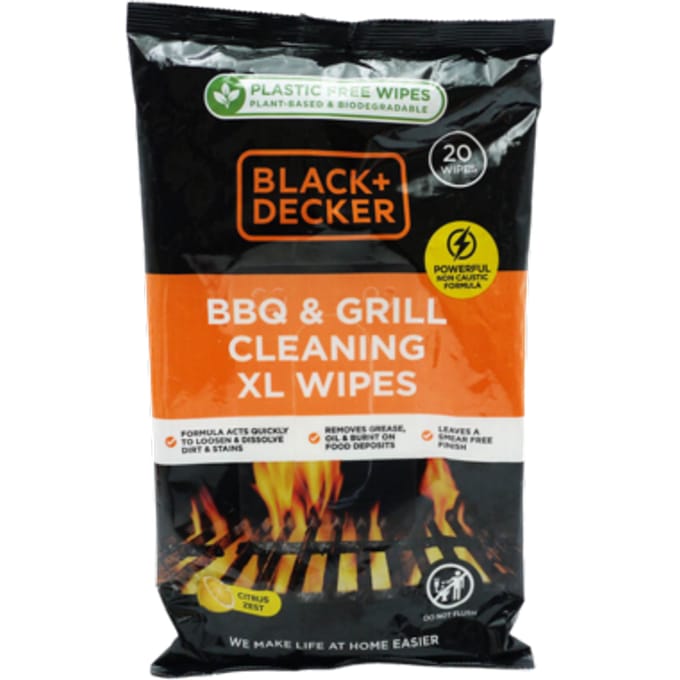 Black & Decker BBQ & Grill Schoonmaakdoekjes - 20 stuks
