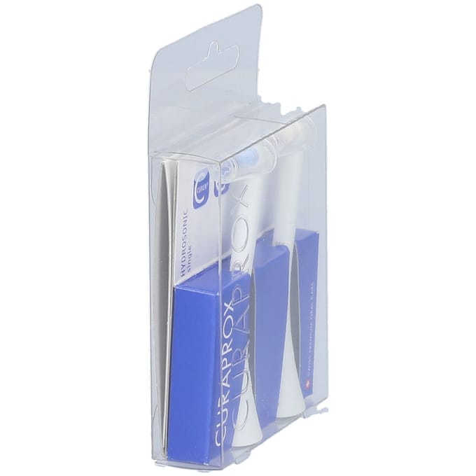 Curaprox Hydrosonic Pro Opzetborstel Single Duo - Wit/Lichtblauw - 2 stuks