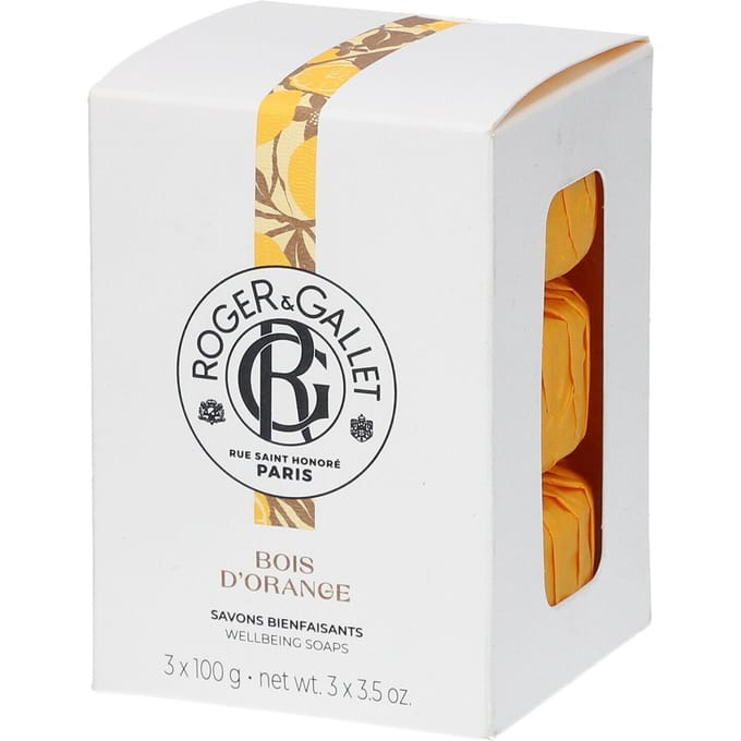 Roger & Gallet Bois d'Orange Wellbeing Soap 3x100 Zeep
