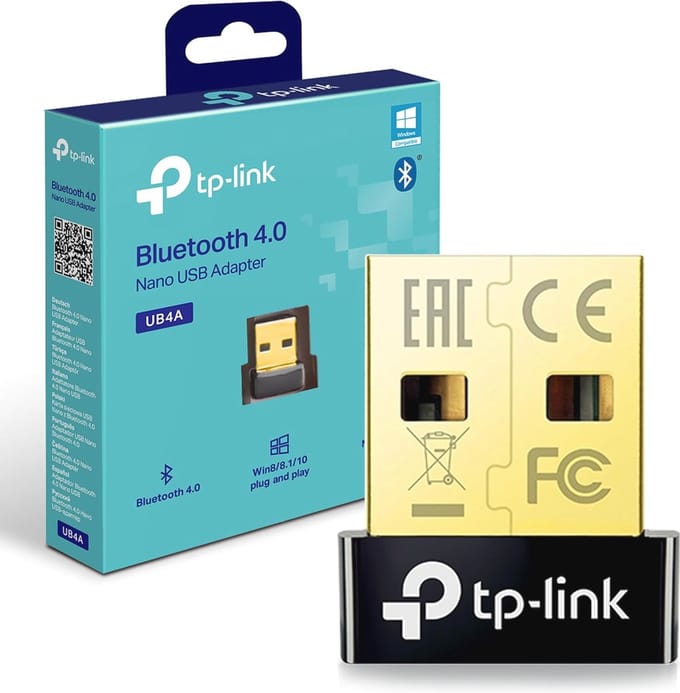 Nano USB Bluetooth 4.0 Adapter voor PC en Laptop – Lange Bereik Dongle voor Windows
