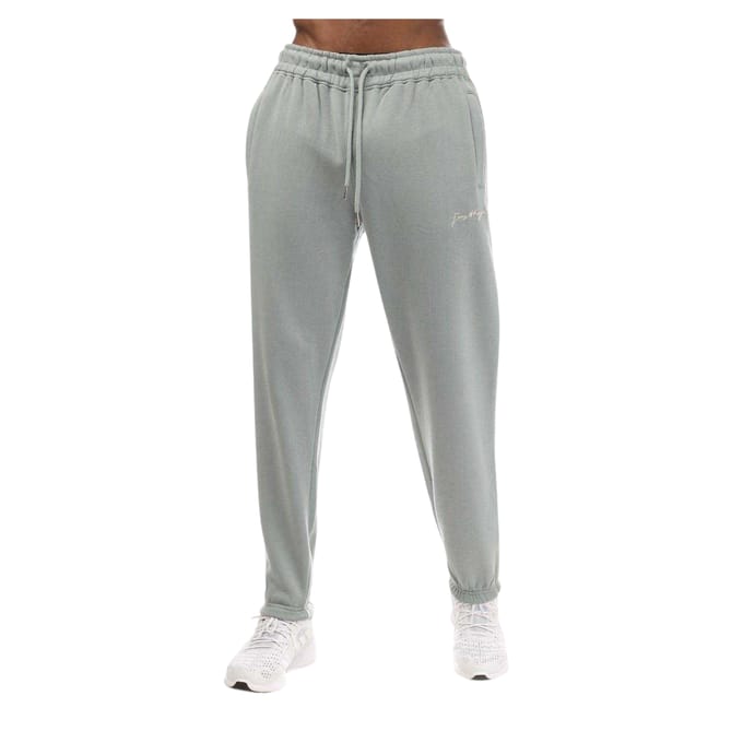 Hype Joggers met rechte pijpen voor heren (Mos)