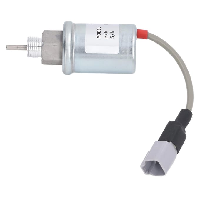 Électrovanne d'arrêt de carburant en alliage d'aluminium U85206452 Électrovanne d'arrêt pour Perkins HL403C 15 DC12V