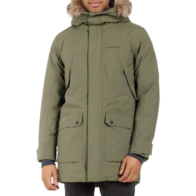 Didriksons RICK USX PARKA Heren Outdoorjas - Deep Green - Maat XL