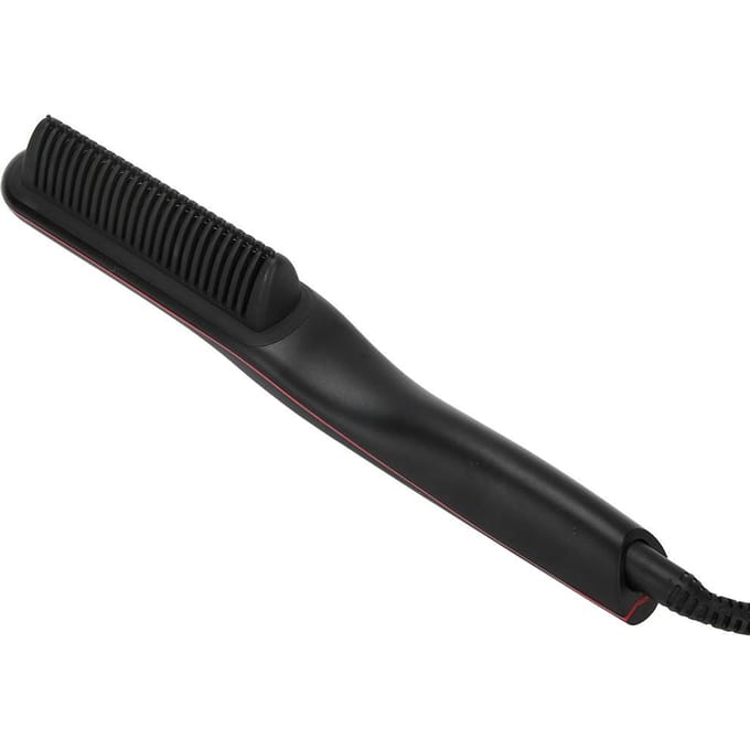 Elektrische Haarstijlkam Anti-verbrandings Baardstijlborstel  (Grijs ) US Plug