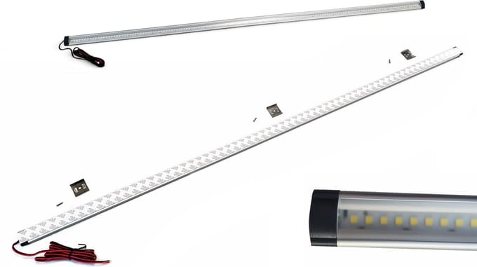 Lightbeam LED laadruimte verlichting - Ledstrip -interieur - 100cm - 12V 1800 lumen