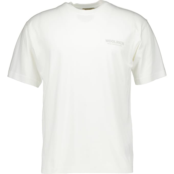 Woolrich Cotton Graphic T-shirts Off White Cfwote2010mrut5334