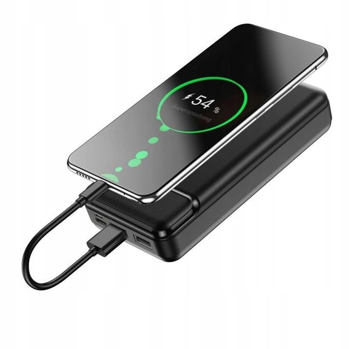 Externe batterij MaXlife MXPB-01, 20000mAh, 12W, 2 x USB-A, Zwart