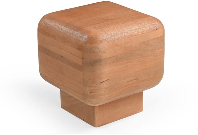 Starfurn Bijzettafel Fedde - Vierkant Naturel Hout - 45x45x45cm