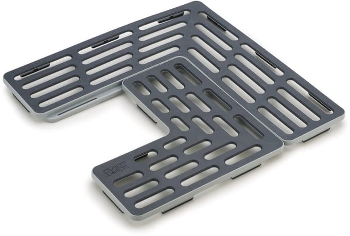 Sink Saver gootsteenmat grijs - aanpasbaar - Joseph Joseph