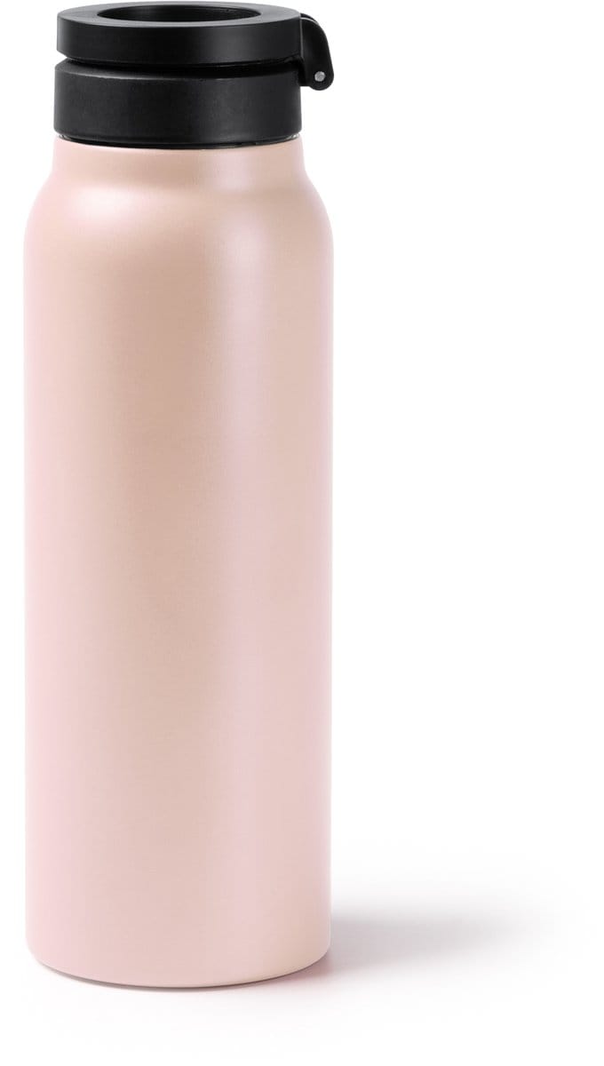 Dubbelwandige RVS Thermosfles. 750 ml kleur Naturel Heydud 1787