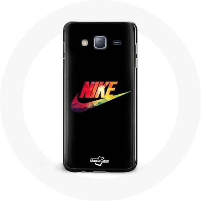 Coque - Nike - Samsung Galaxy J3 2016 - Rigide - Noir - Protection noir
