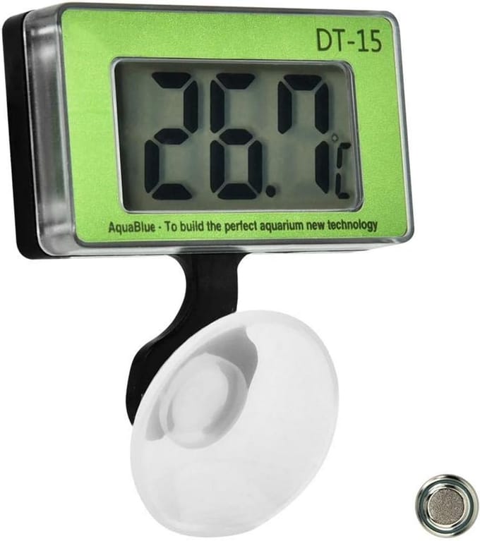 Digitale LCD Aquarium en Terrarium Thermometer met Zuignap