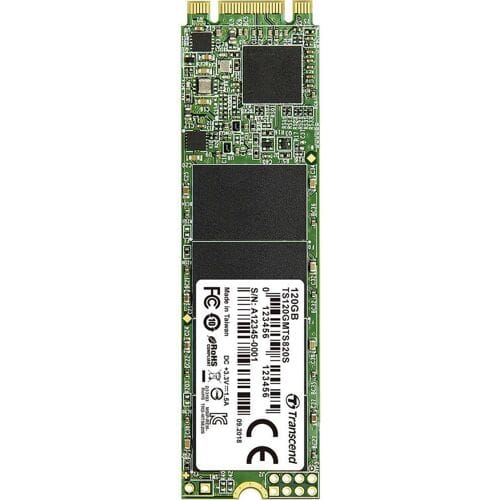Transcend TS120GMTS820S SATA M.2 SSD 2280 harde schijf 120 GB 820S M.2 SATA 6 Gb/s