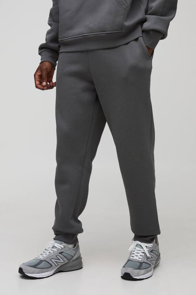 Tall Essential Slim Fit Joggers | Charcoal | Size Medium
