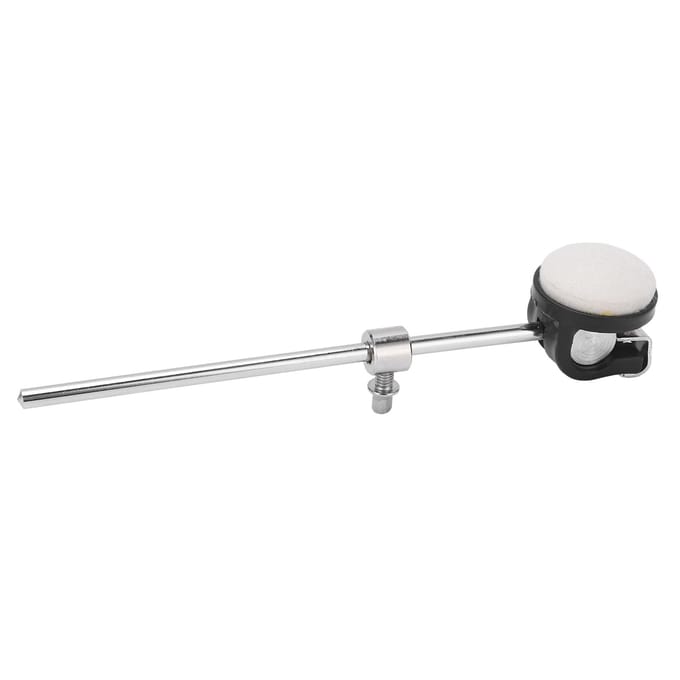 Basdrumpedaal Hamer Klopper met Vilthoofd en Metalen Handvat Percussie Instrument Accessoire white
