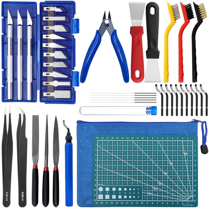3D-printergereedschapsset - Accessoireset 3D-printer - Reinigen en Onderhoud - 42-delige Set - Niet gespecificeerd - Niet gespecificeerd