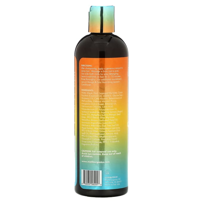 Mielle, voedende conditioner, mango & tulsi, 355 ml (355 ml) orange