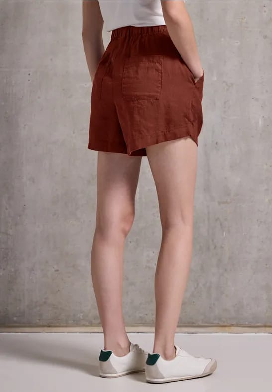 Korte broek van paperbag