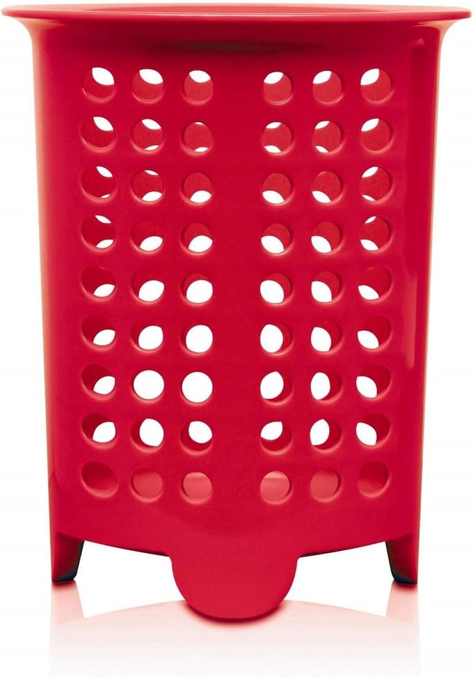 Rood Bestek Afdruiprek en Keukenhulp, Vaatwasmachinebestendig Melamine
