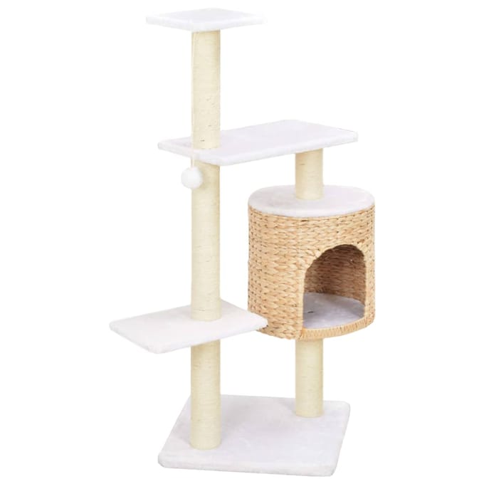 vidaXL - Kattenkrabpaal - met - sisal - krabpaal - zeegras