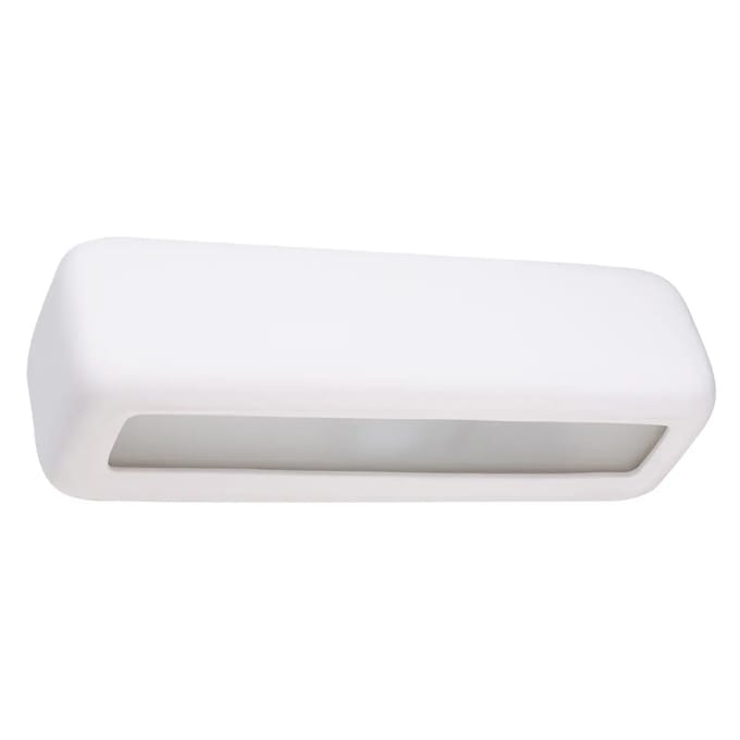 Sollux Lighting Wandlamp Subani - E27 - wit - keramiek - 10x33x10cm