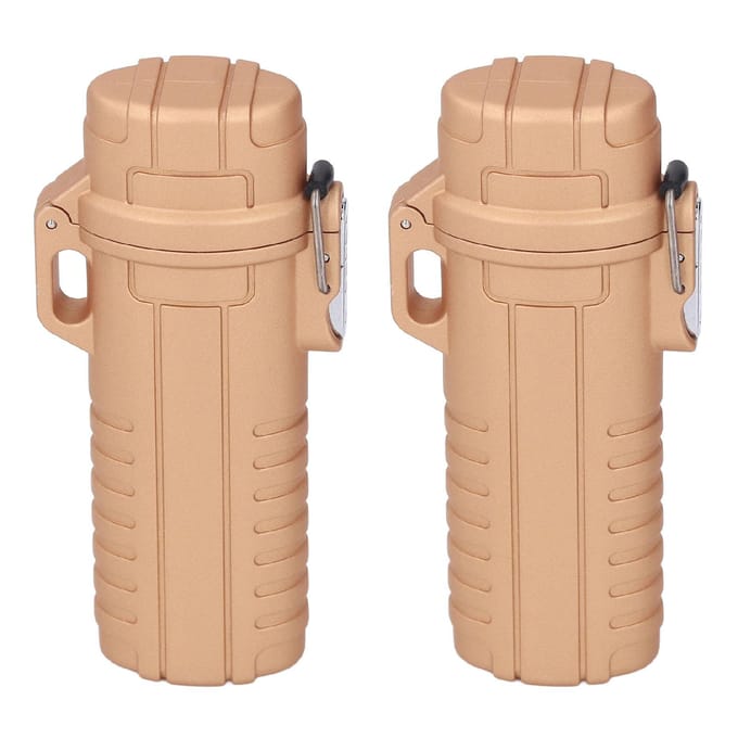 2PCS Tube de Rangement en Plastique Étanche Scellé Conteneur Portable Étui pour Clés Anneaux Boucles d'Oreilles pour or