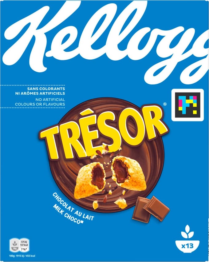 Kellogg's Tresor Melk Chocolade - 6 x 410 gr - Voordeelverpakking