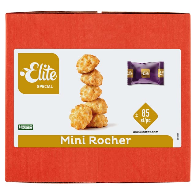 Koekjes Elite mini rocher 85 stuks
