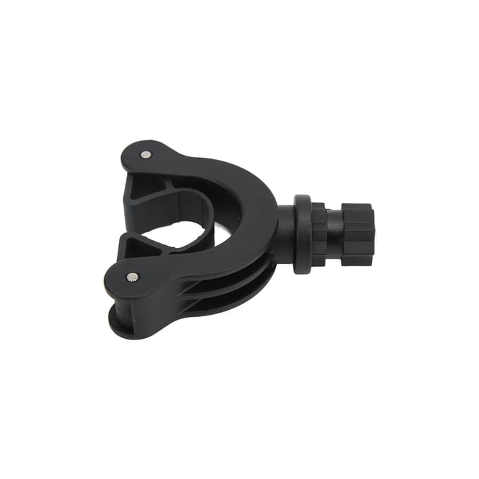 Support de Pagaie Kayak Bateau Gonflable Durable Multifonction Base de Rail Montée sur Rail Latéral de Pont black
