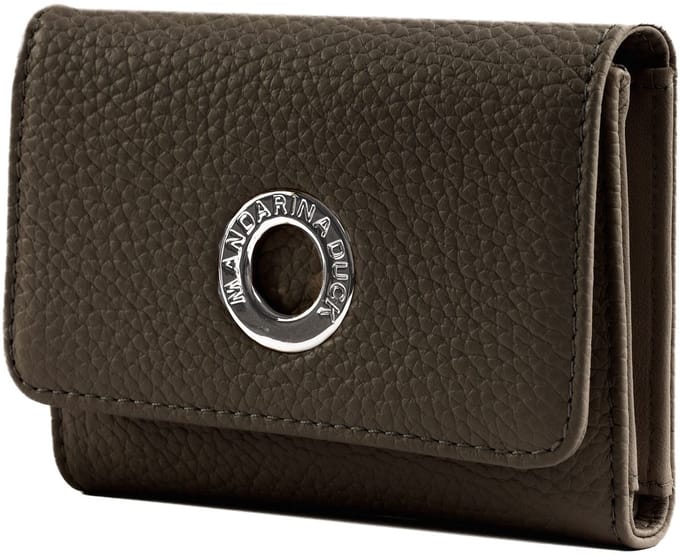 MANDARINA DUCK Leren portemonnee Mellow Leather Wallet Espresso donkerbruin