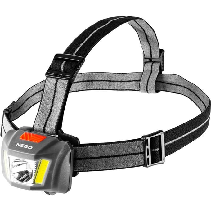 Nebo Einstein Duo 400 – 400 lumen compacte hoofdlamp met wit en rood licht
